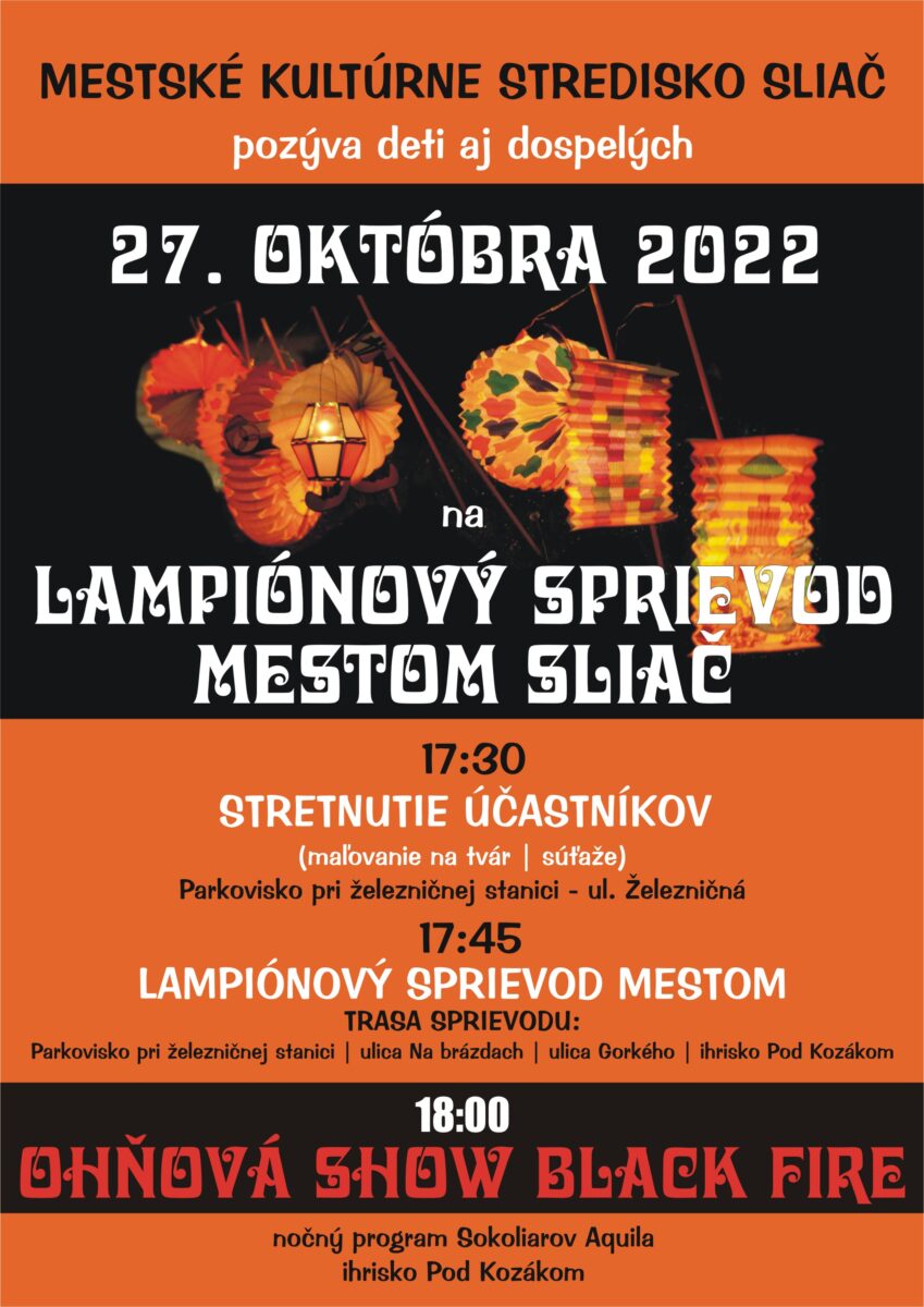 Lampionový sprievod 2022