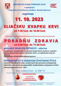 SLIAČSKA KVAPKA KRVI