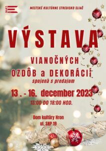 Výstava vianočných ozdôb