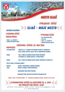 SÚŤAŽ SLIAČ-MOJE MESTO