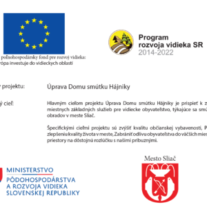 Sliac Dom smutku hajniky