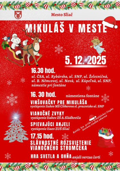 Mikulášsky sprievod mestom